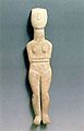 Marble early-Cycladic figurine